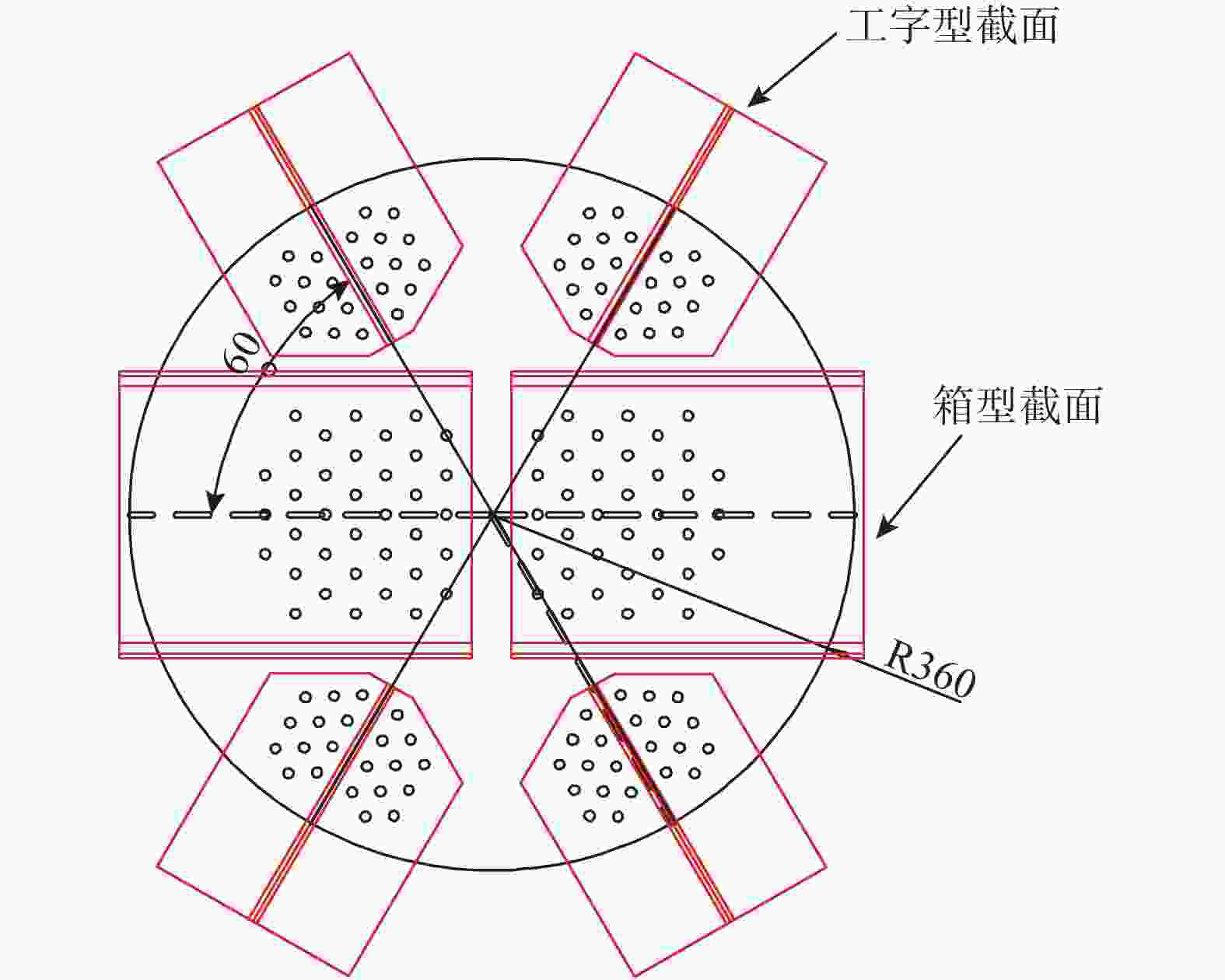 铝合金网壳结构箱型-工字型盘式节点单肢受力性能有限元分析[j].